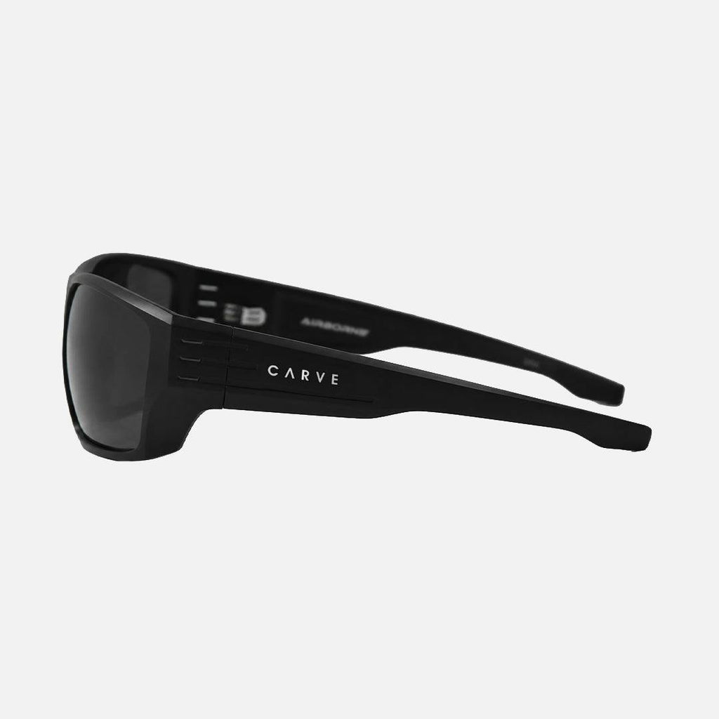 Airborne – Matte Black Frame with Grey Polarized Lens