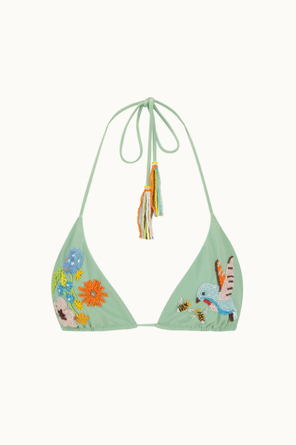 BEADED KINI TOP - MOCKINGBIRD