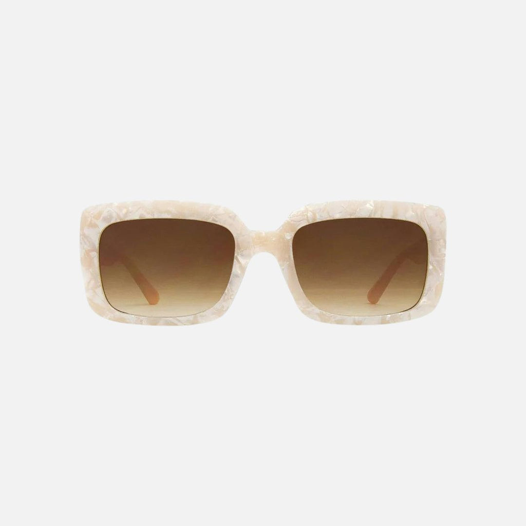 Laguna - Creamy Quartz Frame with Brown Gradient Lens