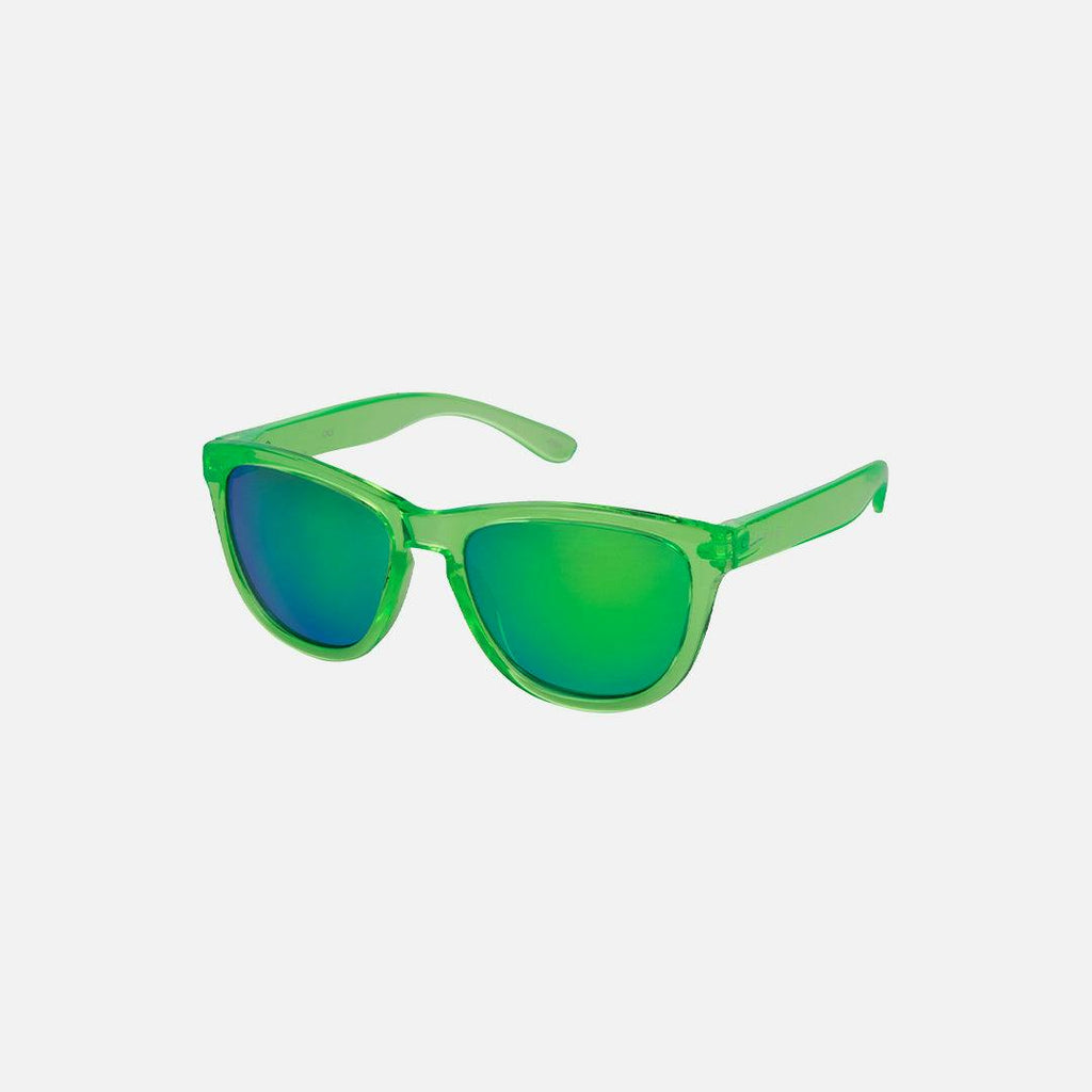 Cali Junior - Kids Crystal Lime Frame with Grey with Blue Green Iridium Lens