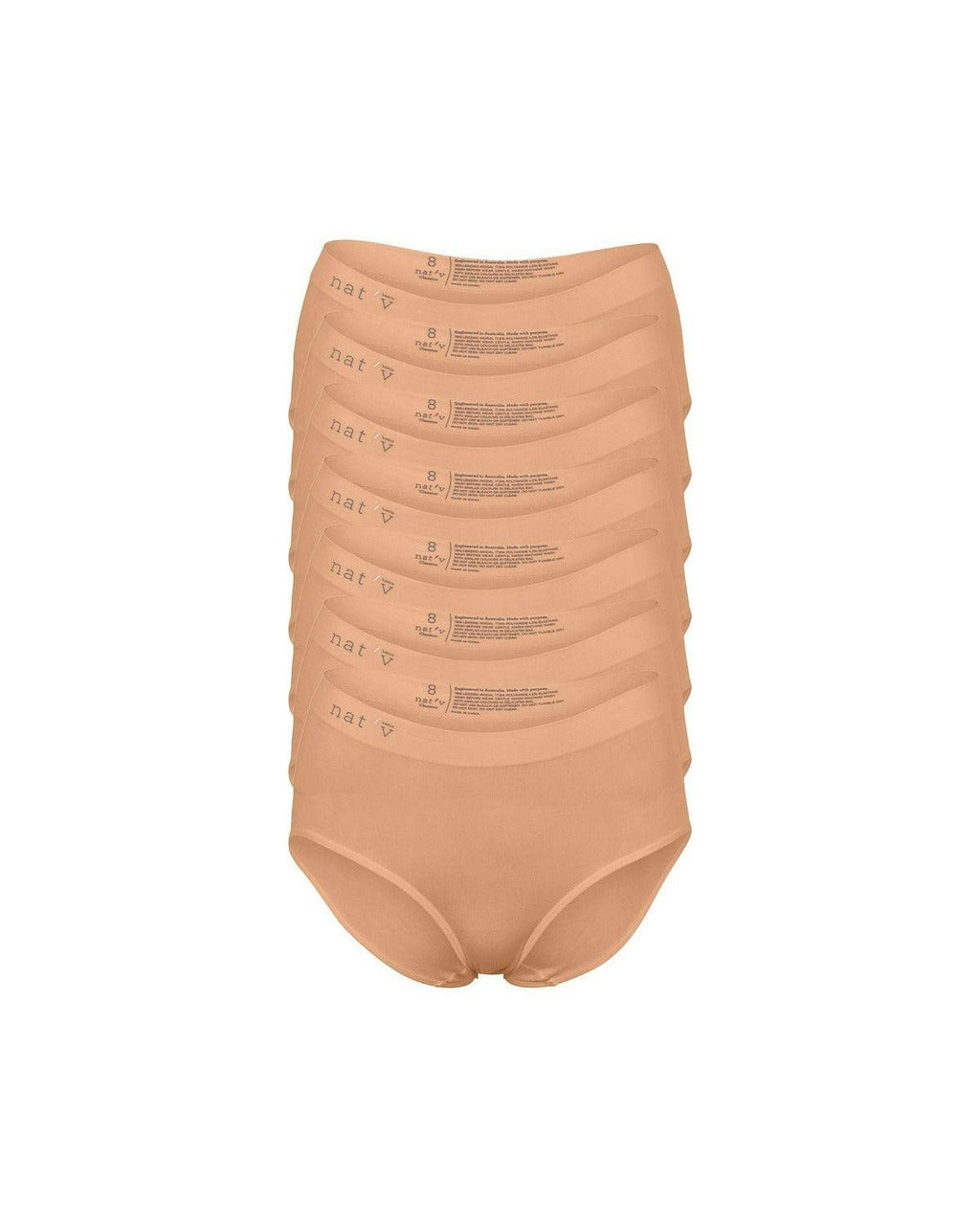 Classic Modal Full Brief Underwear 7 Pack - Beech
