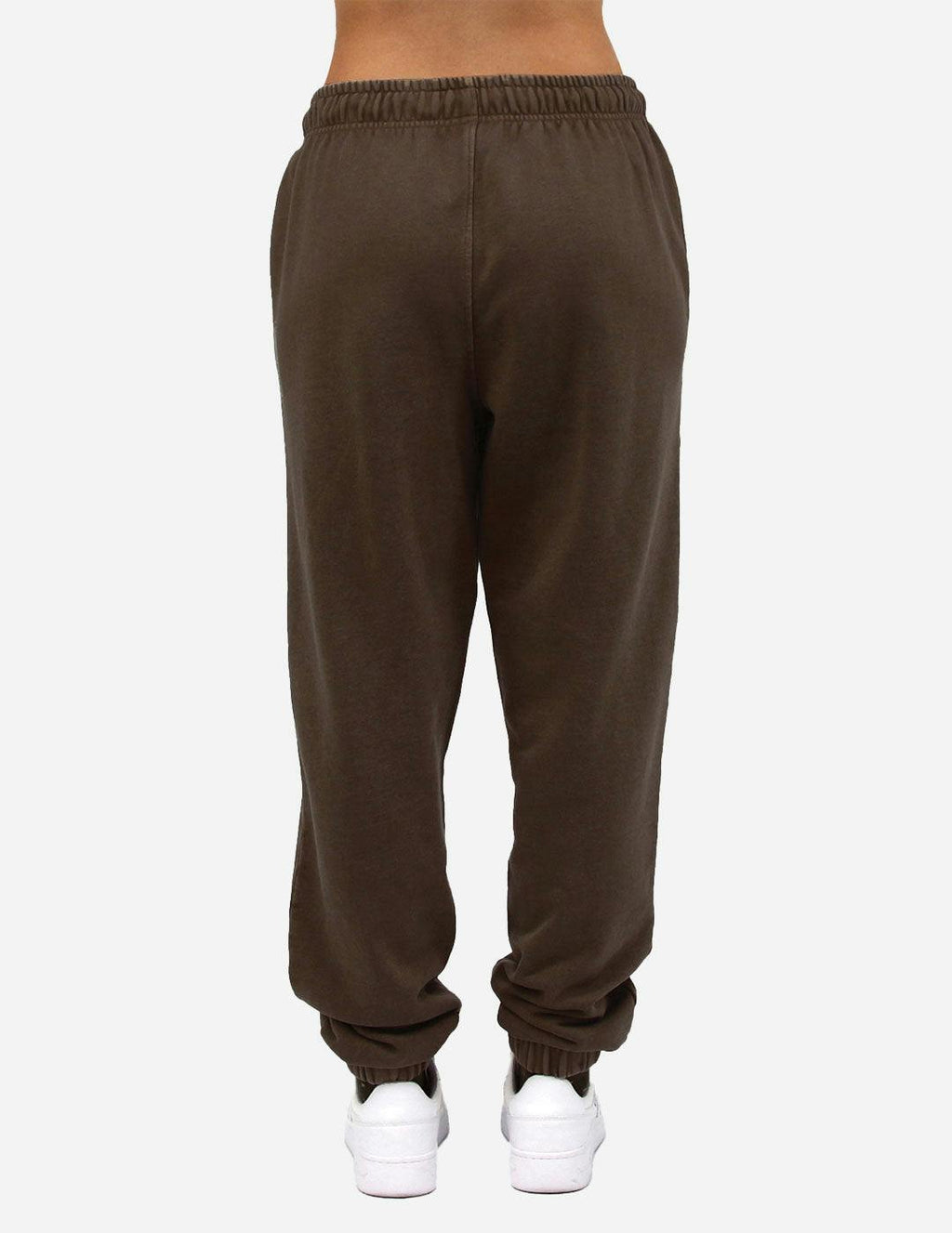 RAES - Women’s Track Pant Elastic Hem French Terry - Chocolate