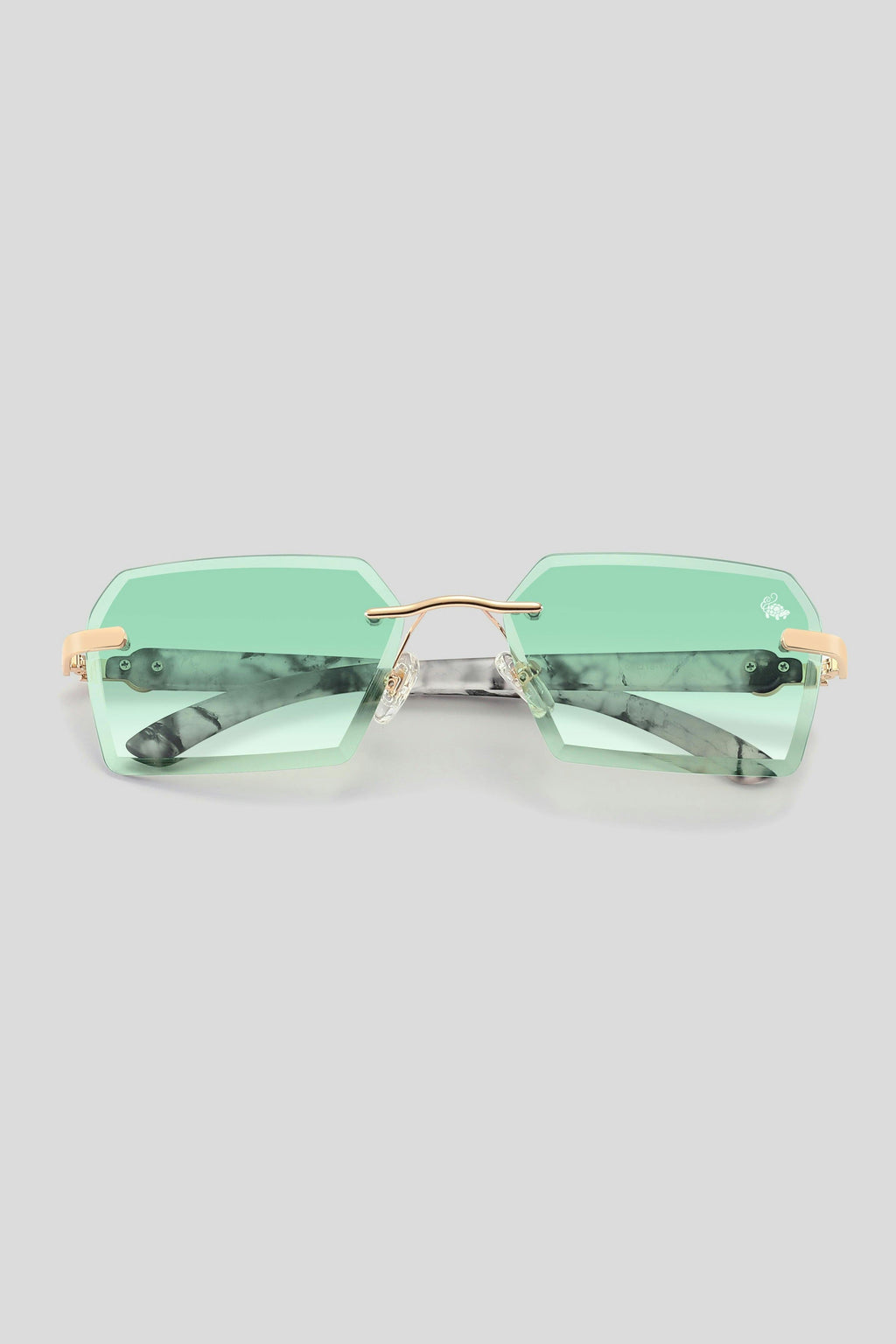 Kennedy White Marble Gold | Green
