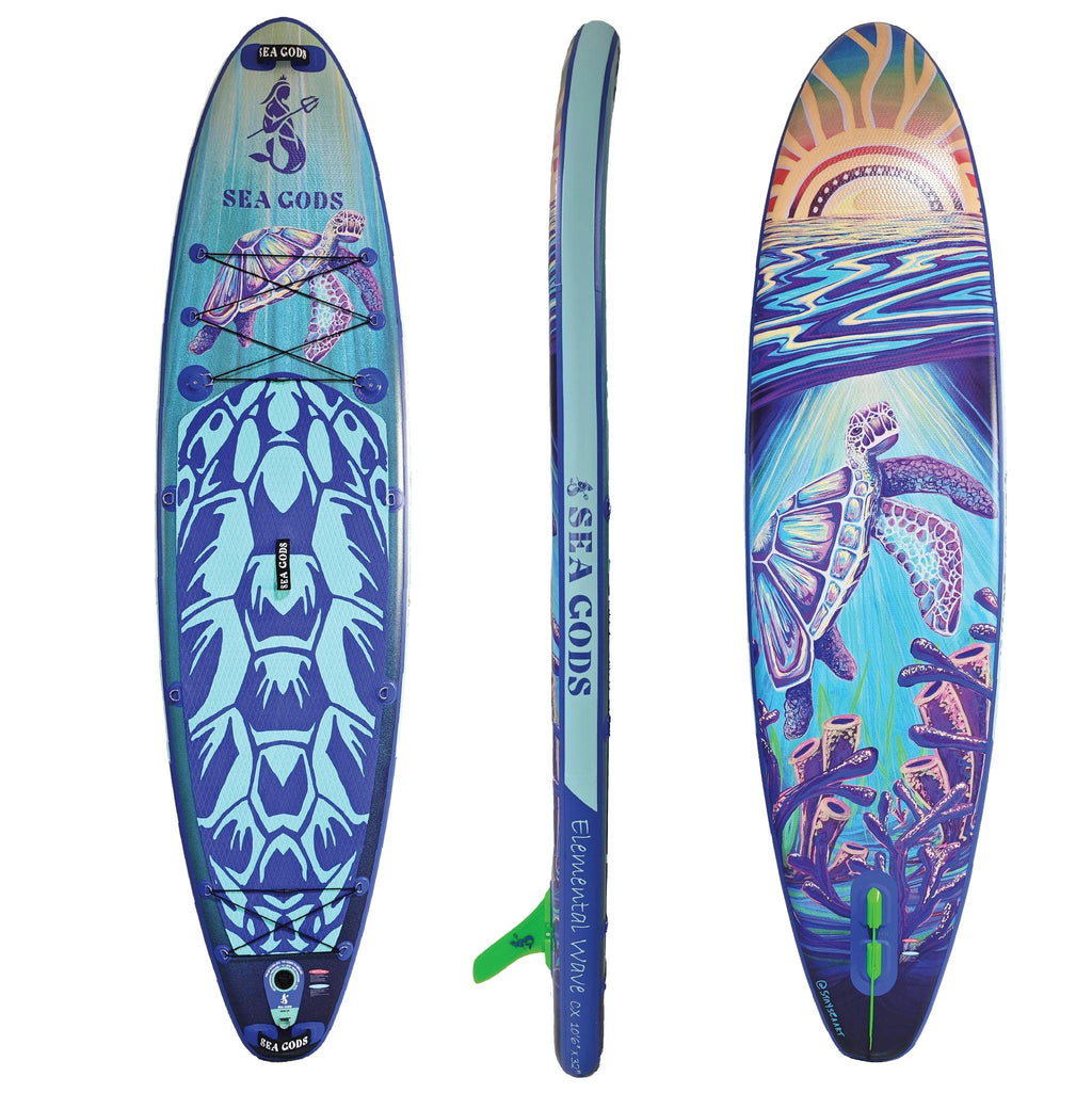 Elemental Wave CX 10'6" - Inflatable Stand Up Paddleboard Package