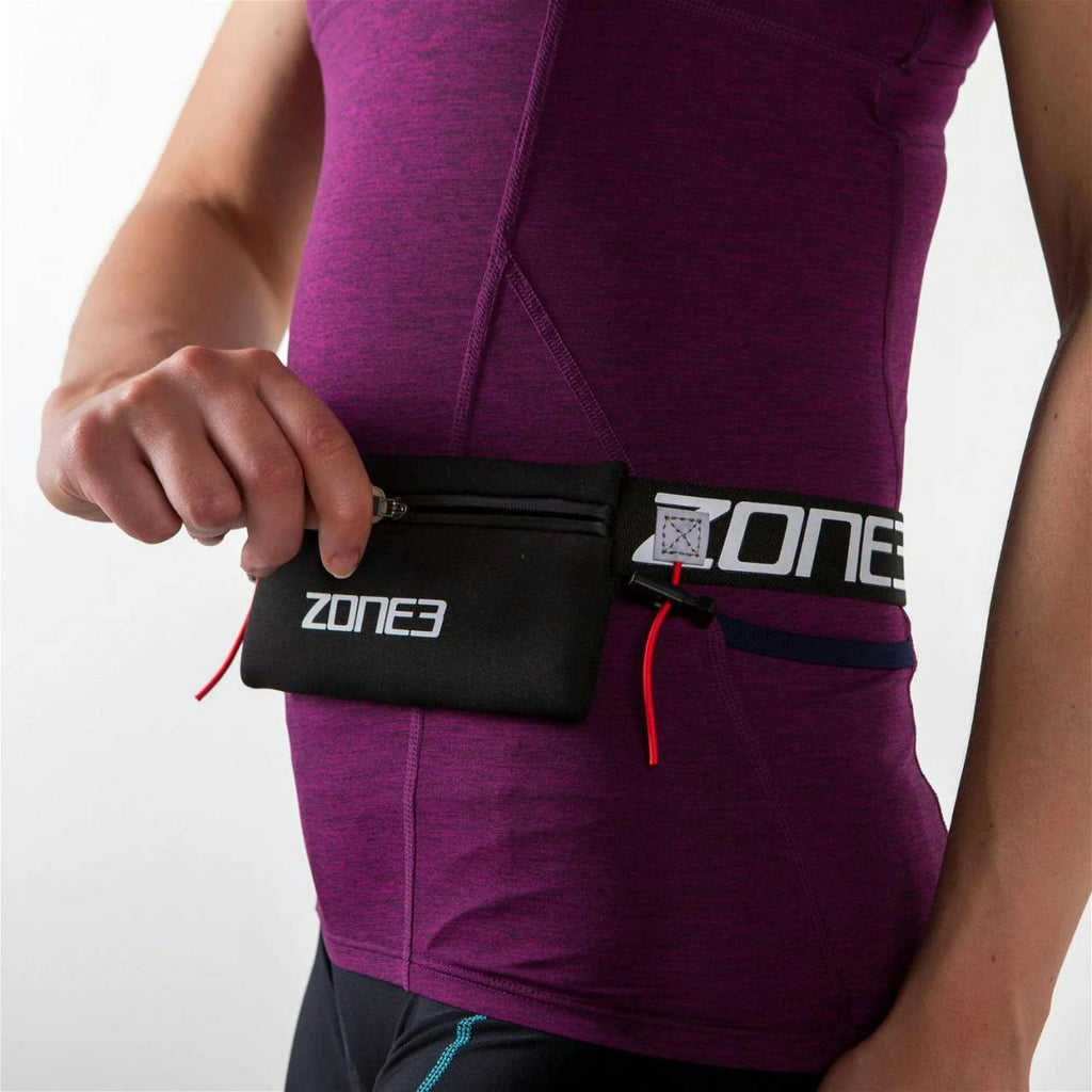 Race Number Belt with Neoprene Pouch