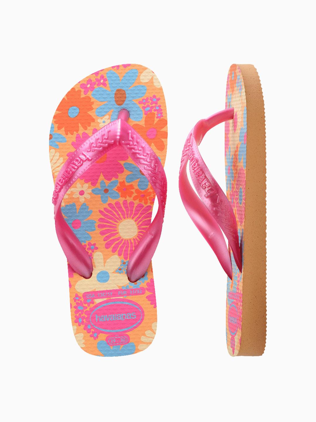 Kids Flores Thongs