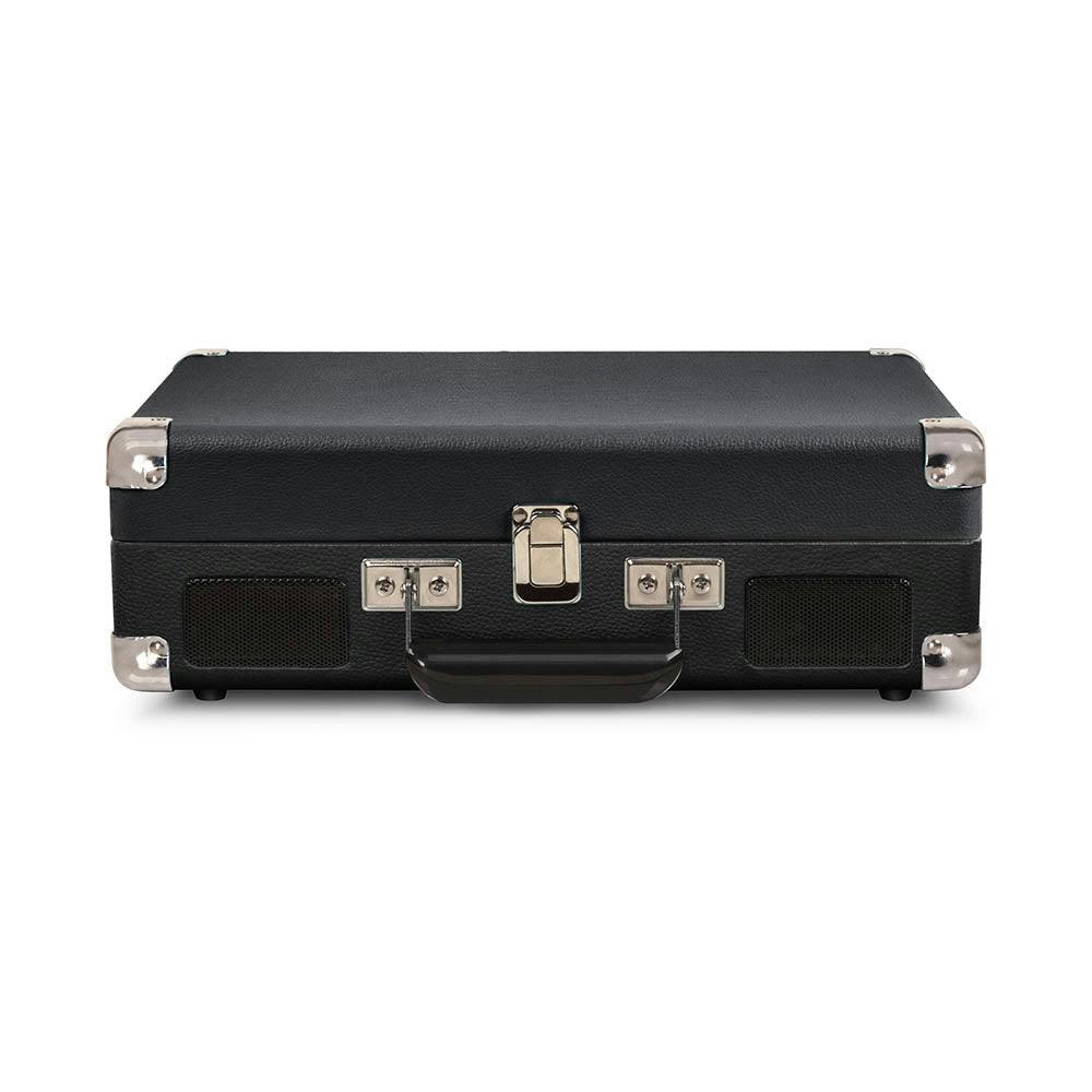 Crosley Cruiser Bluetooth Portable Turntable - Black + Bundled Crosley Record Storage Display Stand