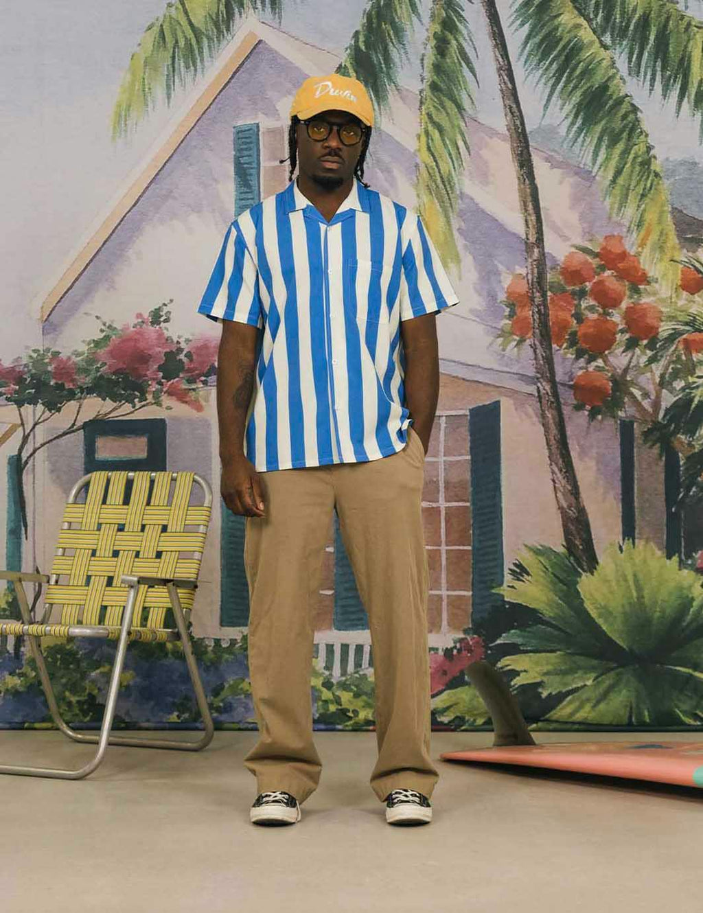 Travel Leisure Stretch Buttonup Blue