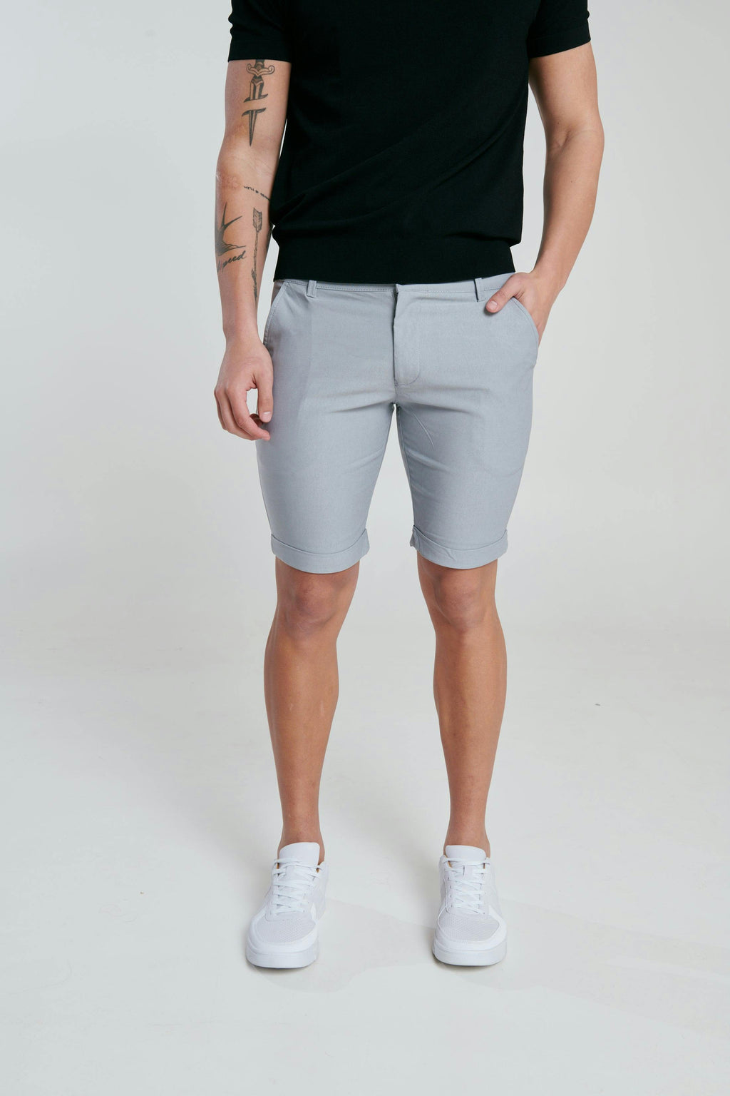 CARDIFF Grey Pant Short