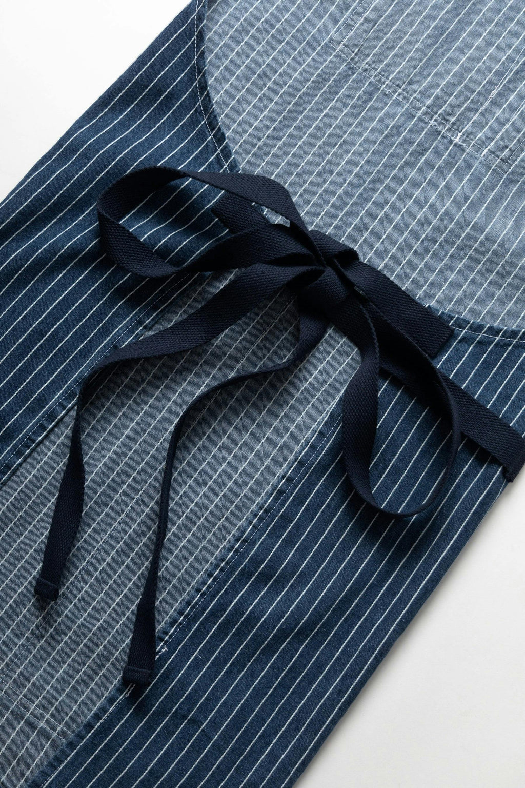 Service Works Pinstripe Denim Apron in Indigo