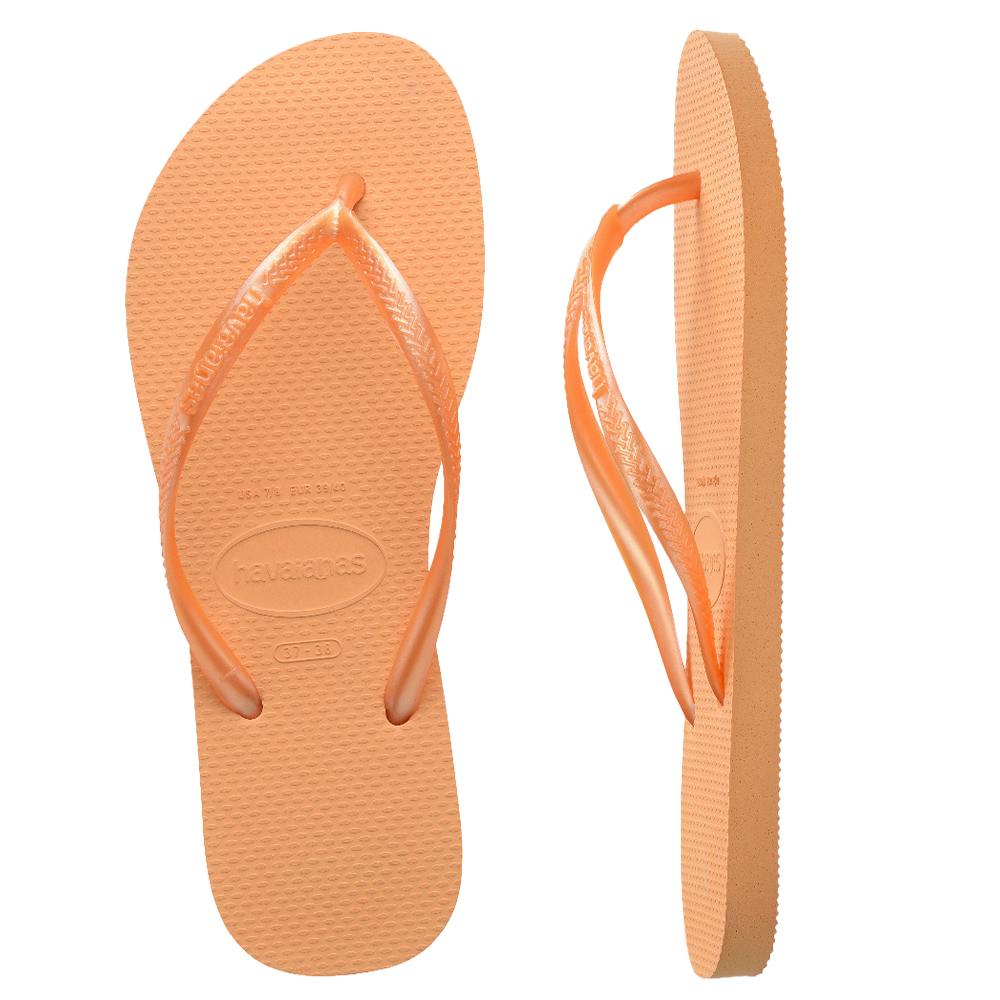Slim Metallic Thongs
