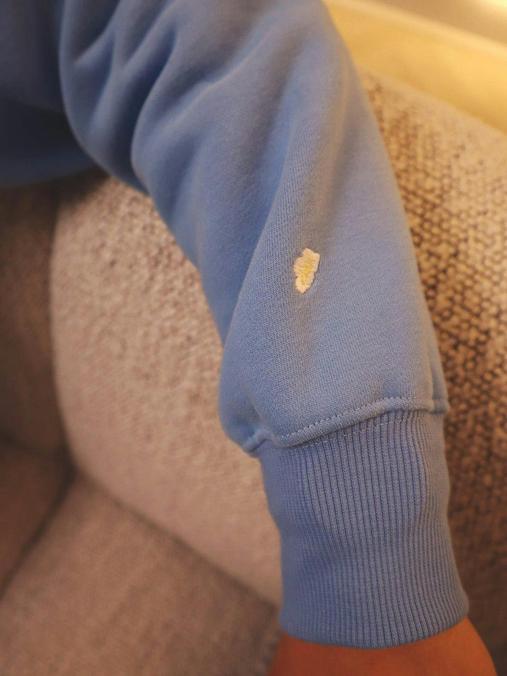 Blue / Yellow & White Blossom //// Hoodie