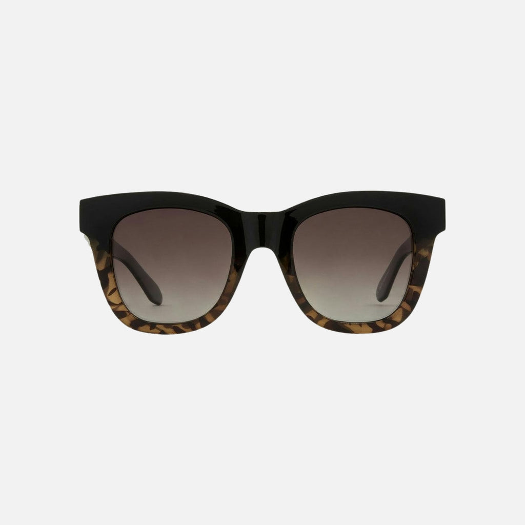 Elba -  Black/Milky Tort  Gradient Brown Polarized Lens