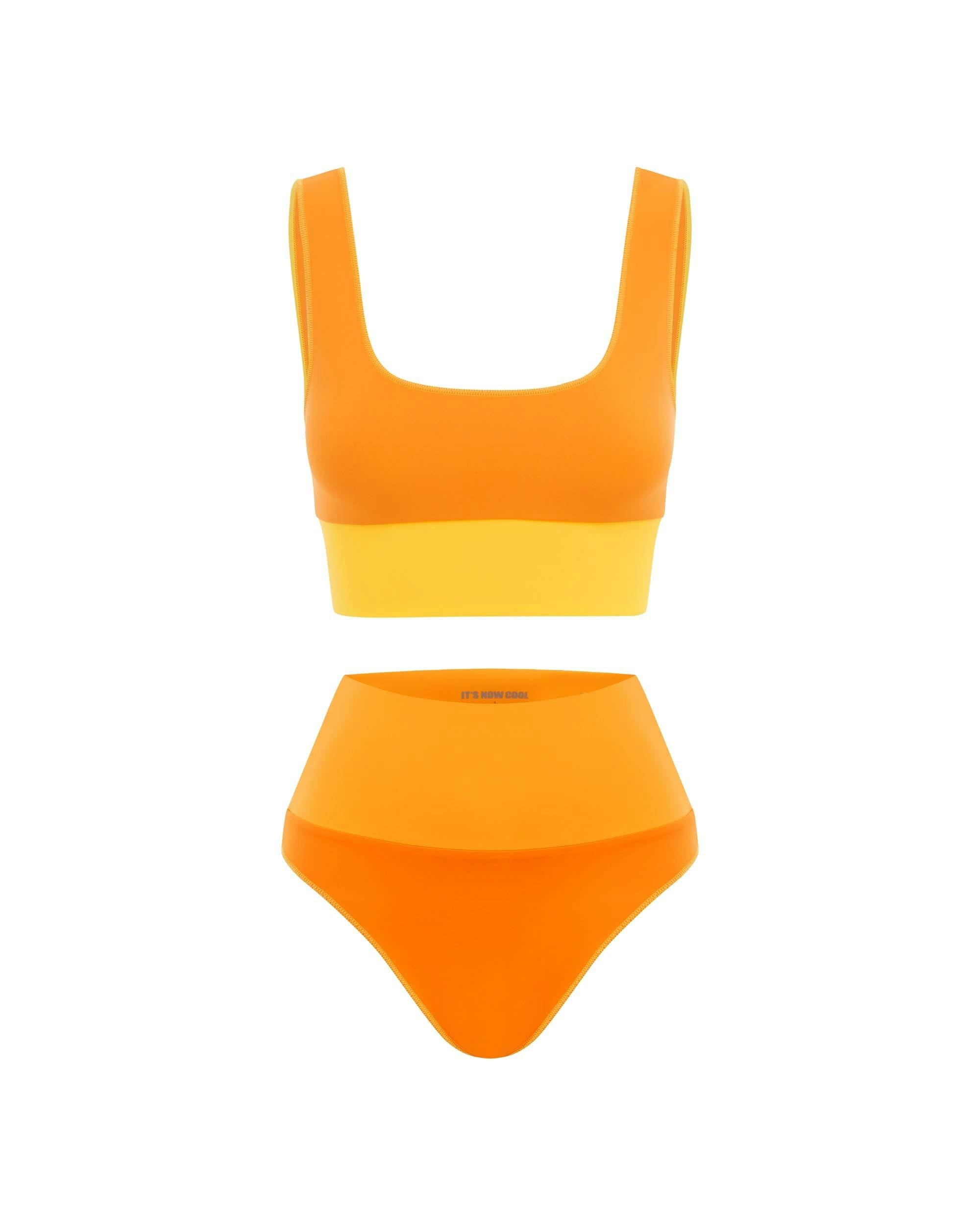 THE CONTOUR HIGH WAIST PANT - PAPAYA