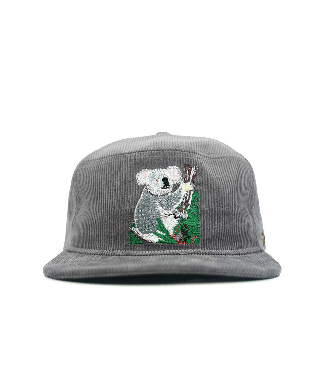 The Stash Cap – Corduroy – Koala Grey
