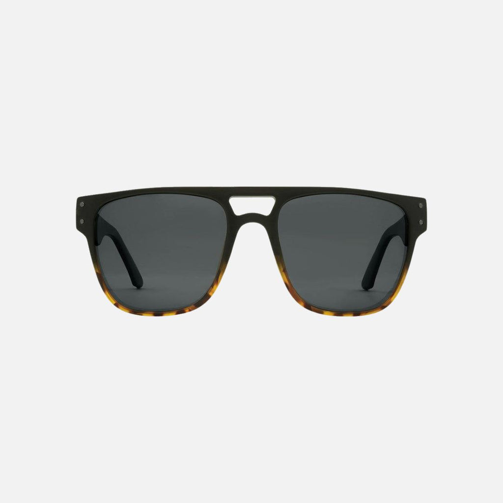 The Hub - Matt Black to Dk Tort Grey Polarized Lens