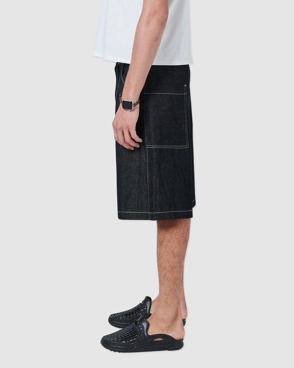 Denim Jort Raw