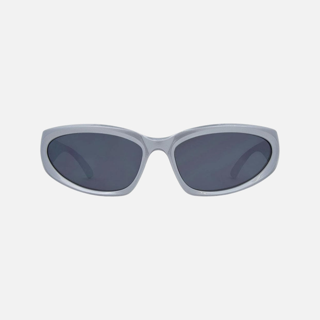 Kubix - Gloss Silver Frame with Grey Mirrored Lens