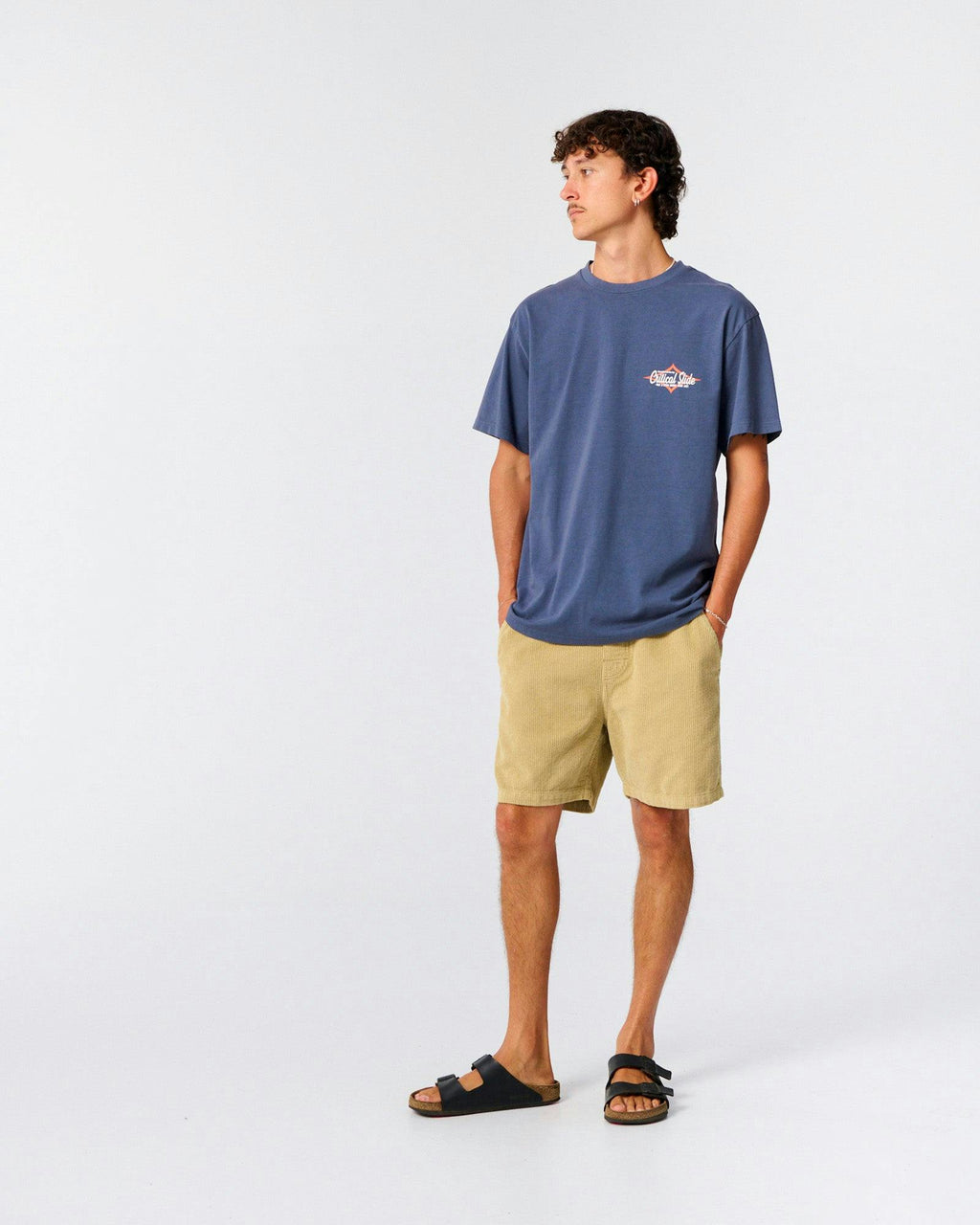 Diamond Decal Tee - Worker Blue