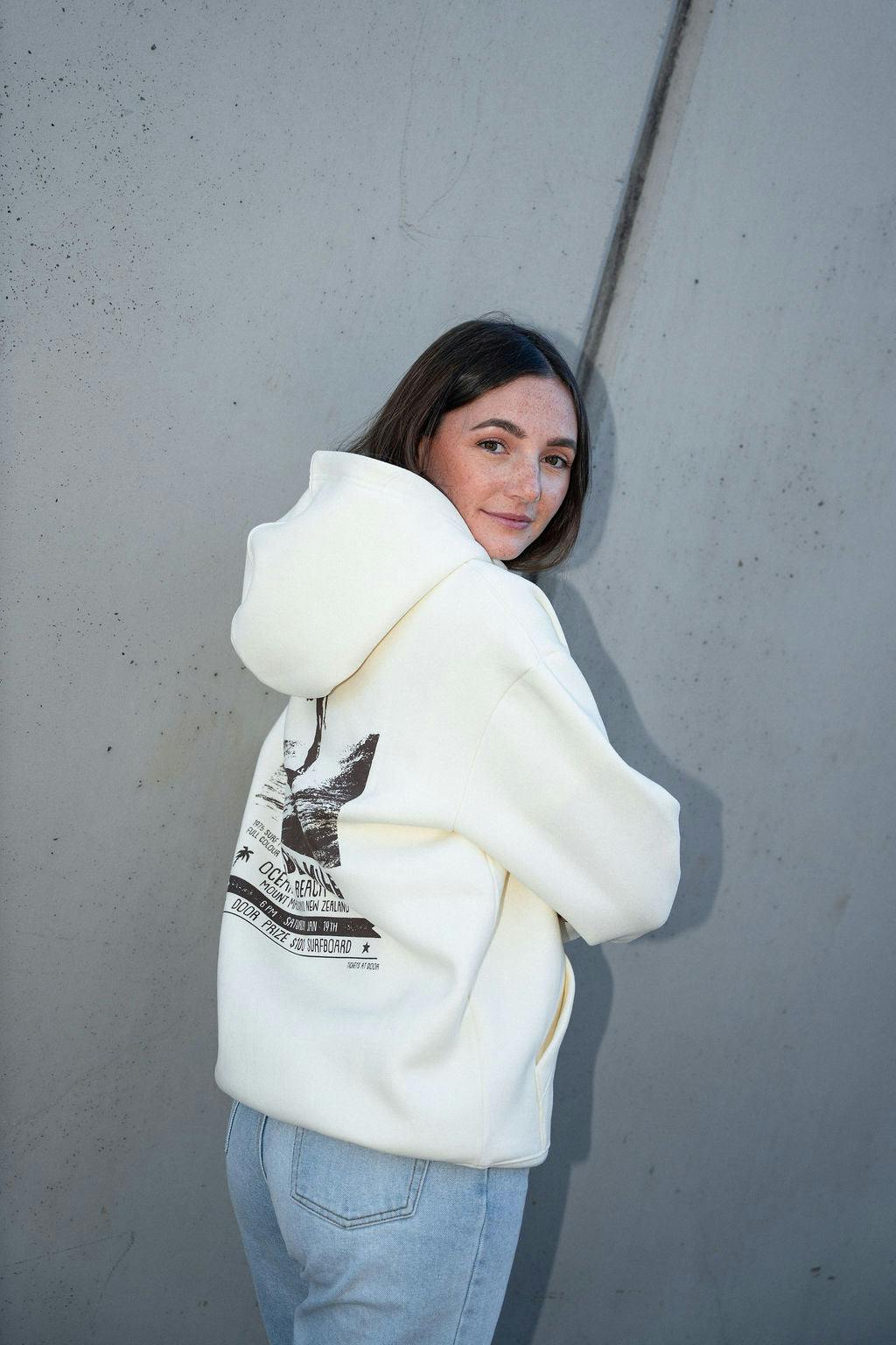 The Golden Mile Hoodie - Natural