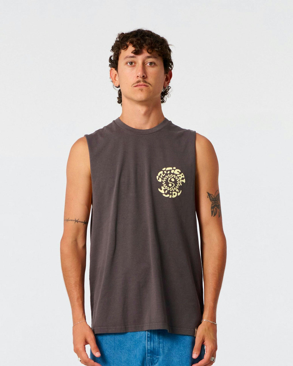 Yin Yang Muscle Tee - Phantom