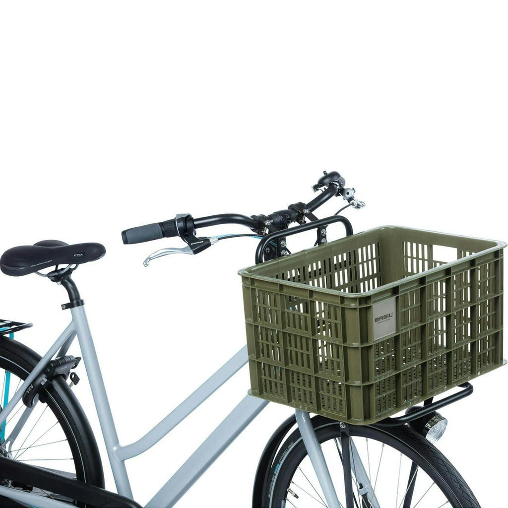 Bicycle Crate L 40L Recycled Moss Green