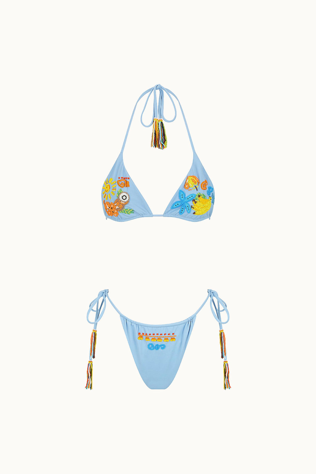 BEADED KINI BRIEF - JUNGLE
