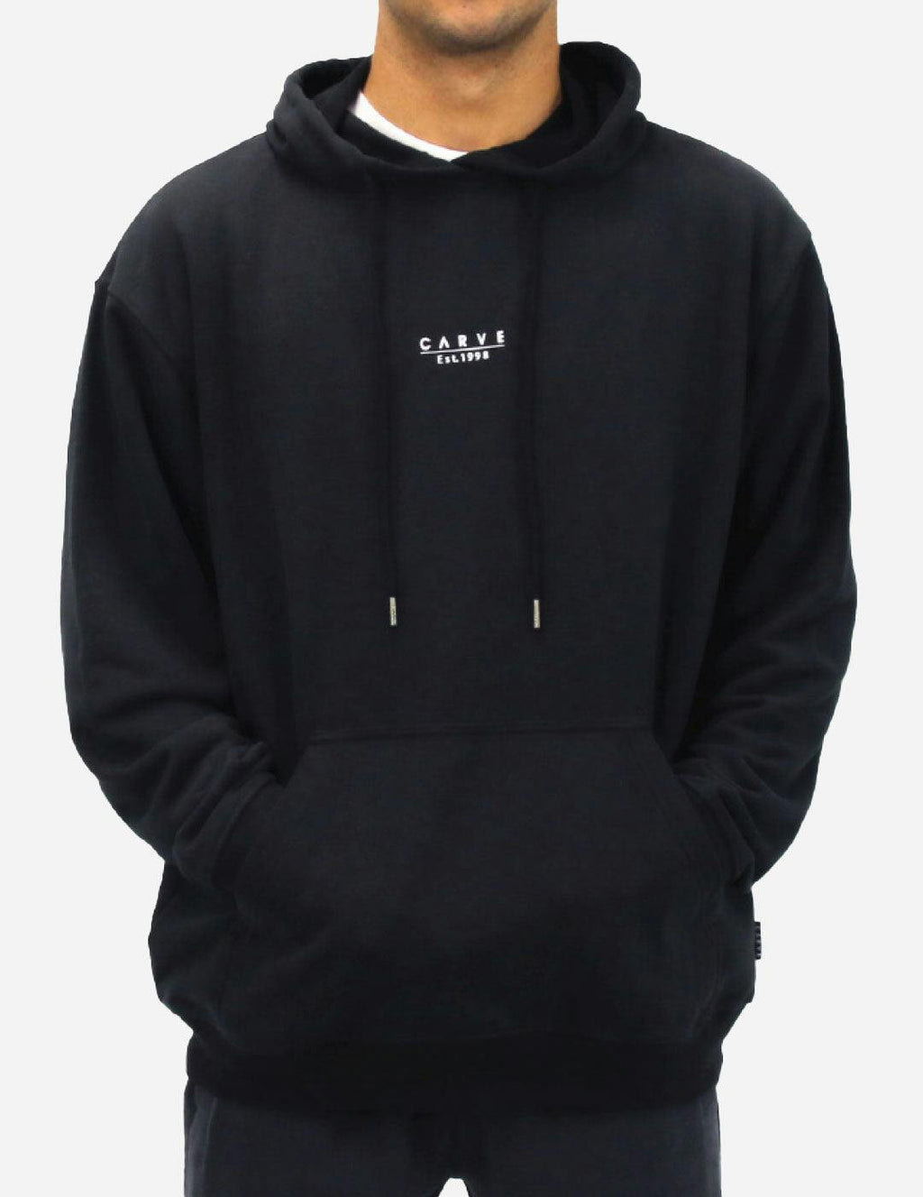 HERITAGE - Men’s Pullover Hoodie French Terry - Black