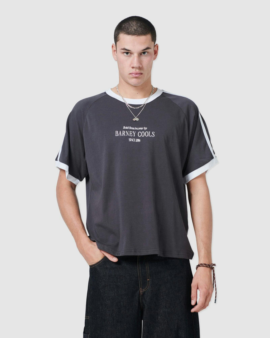 BB14 Crop T-shirt Aged Black