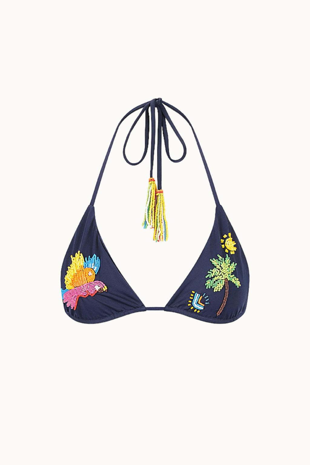 BEADED KINI TOP - TROPICANA