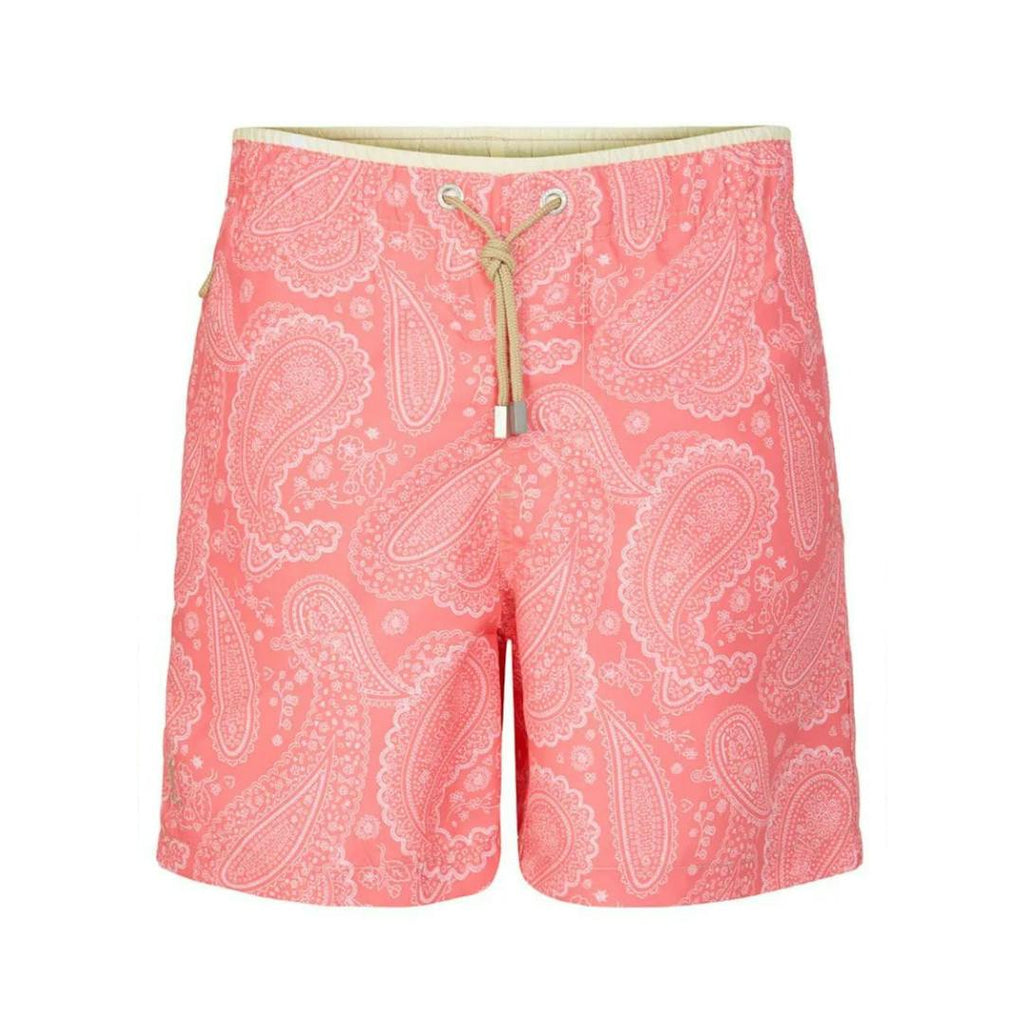 Cameron Paisley Swim Shorts Red Kids