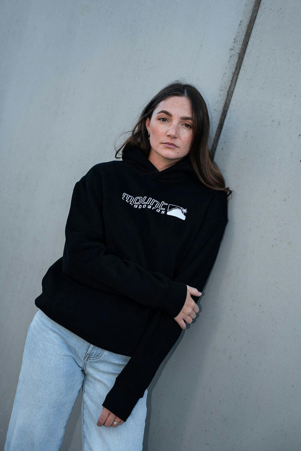 Y2K Mount Surf Hoodie - Black