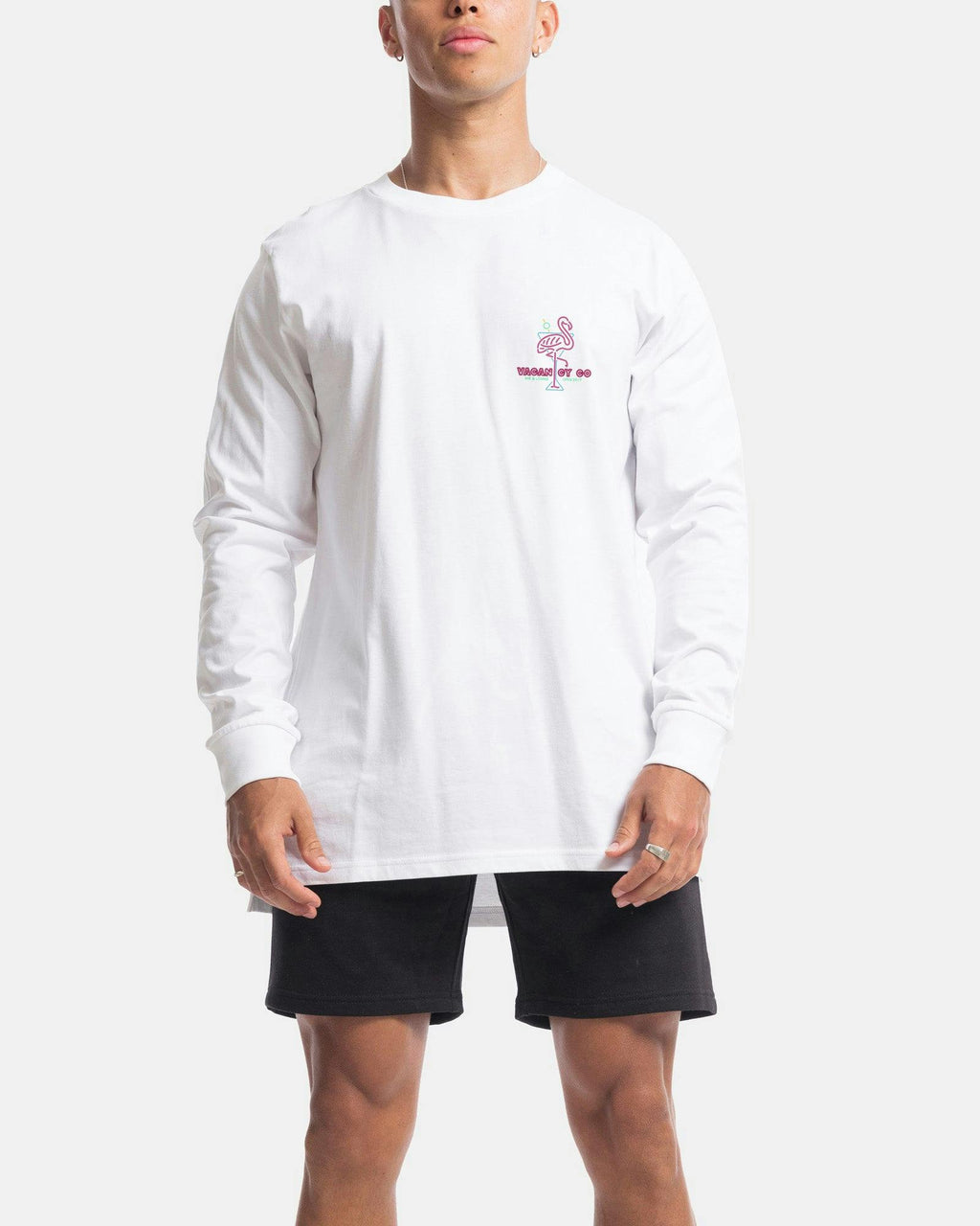 Flamingo Club Long Sleeve Tee