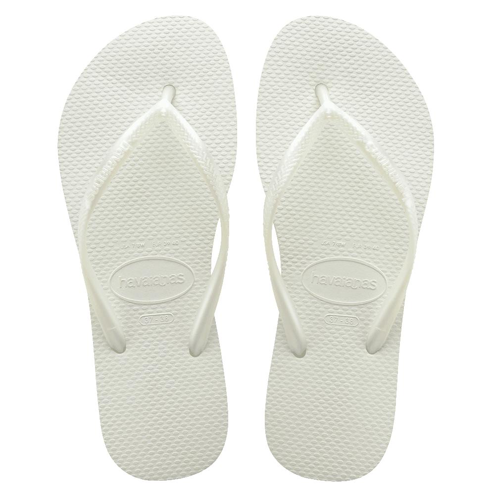 Slim Metallic Thongs