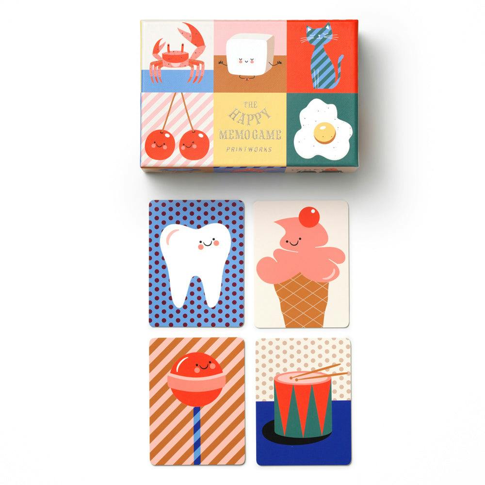 Printworks Memo Game - The Happy Memo Game