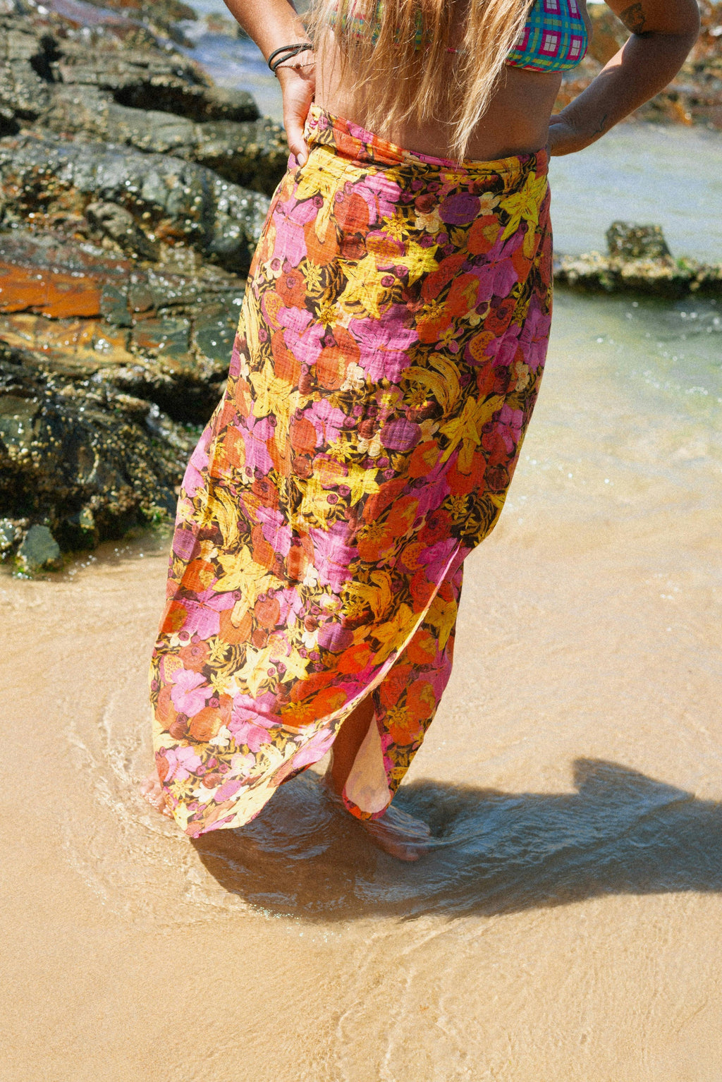 Wrap Skirt in Fruity