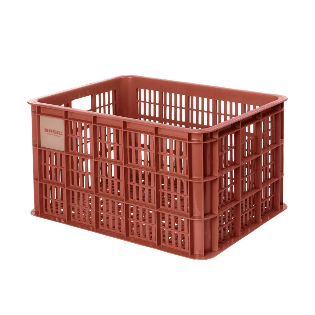 Bicycle Crate L 40L Recycled Synthetic Terra Red
