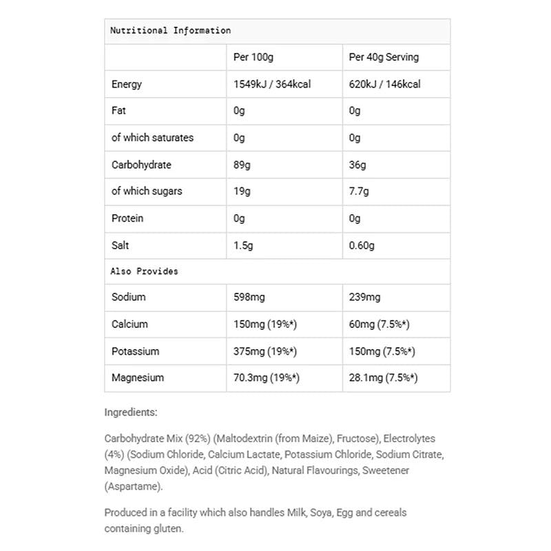 GO Electrolyte Sports Fuel 500g Lemon & Lime