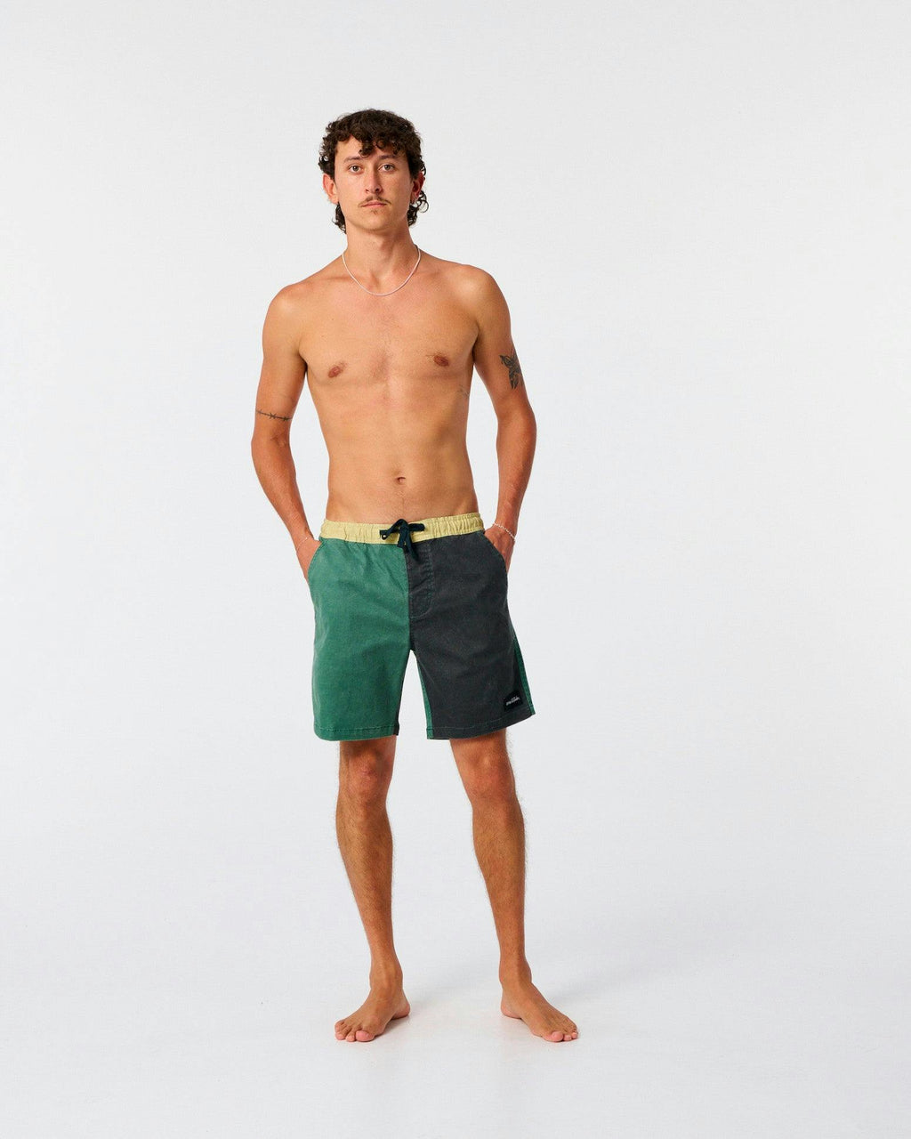 Plain Jane Bocked 16" Trunk - Dusty Green
