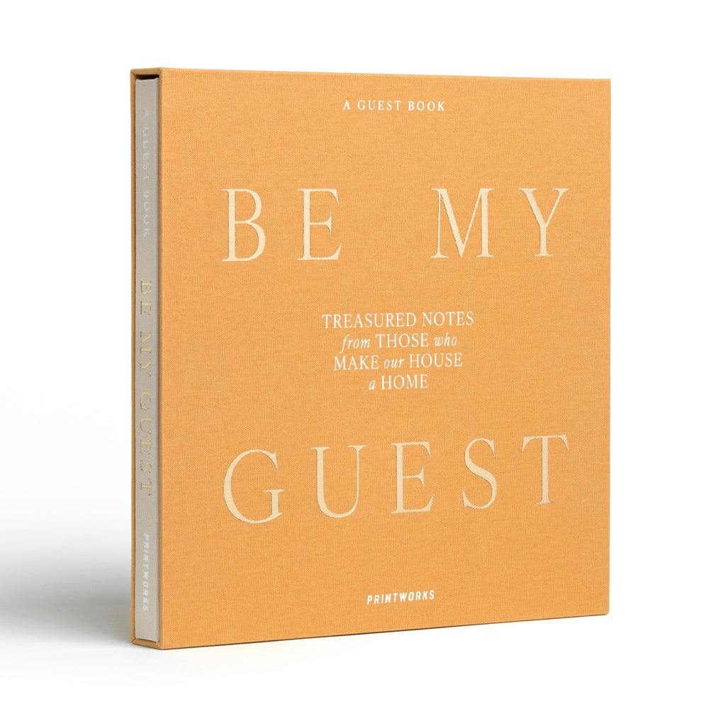Printworks Guest Book Be My Guest-Beige Yellow