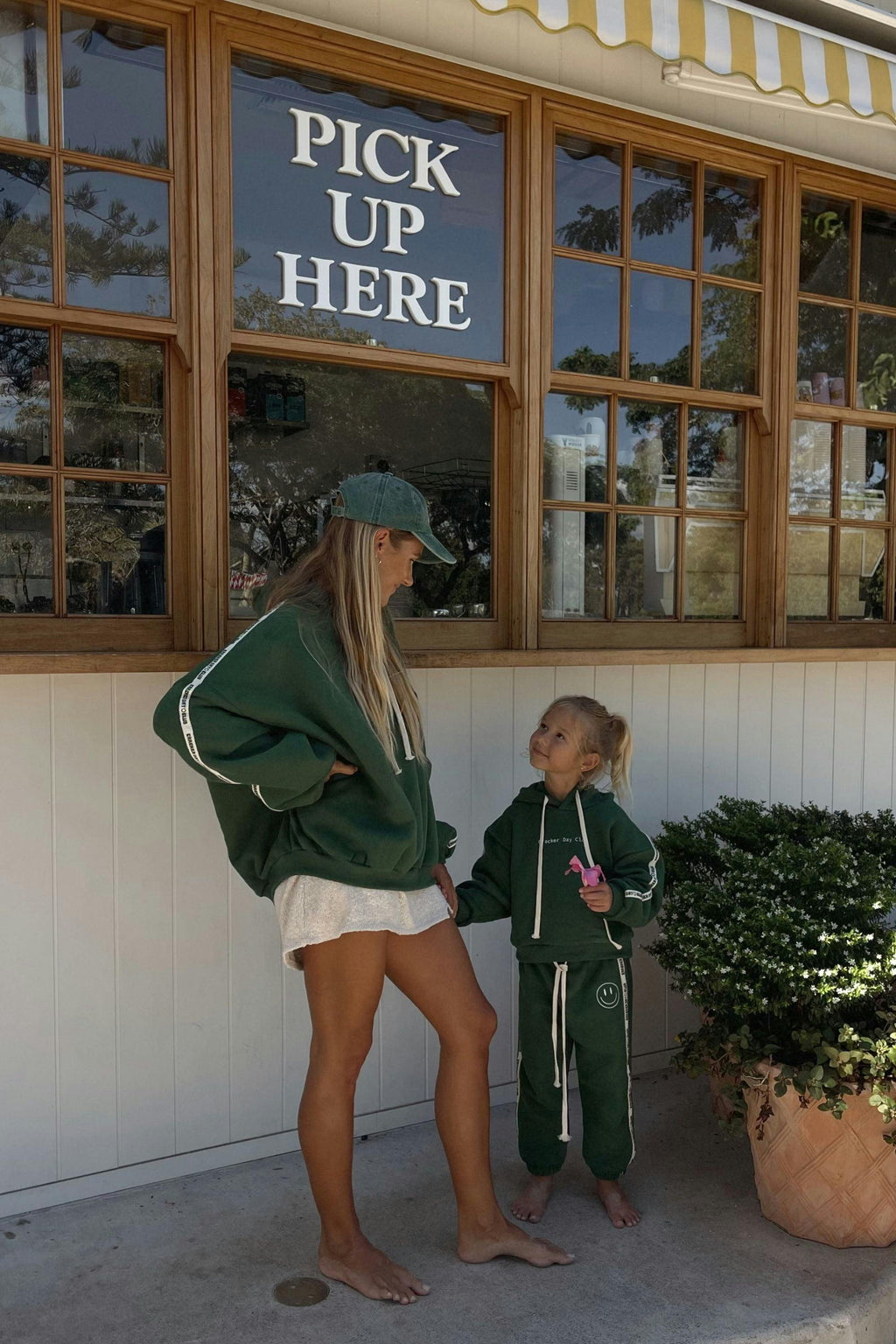 Kids Cloud Racer Sweatpants - Forest