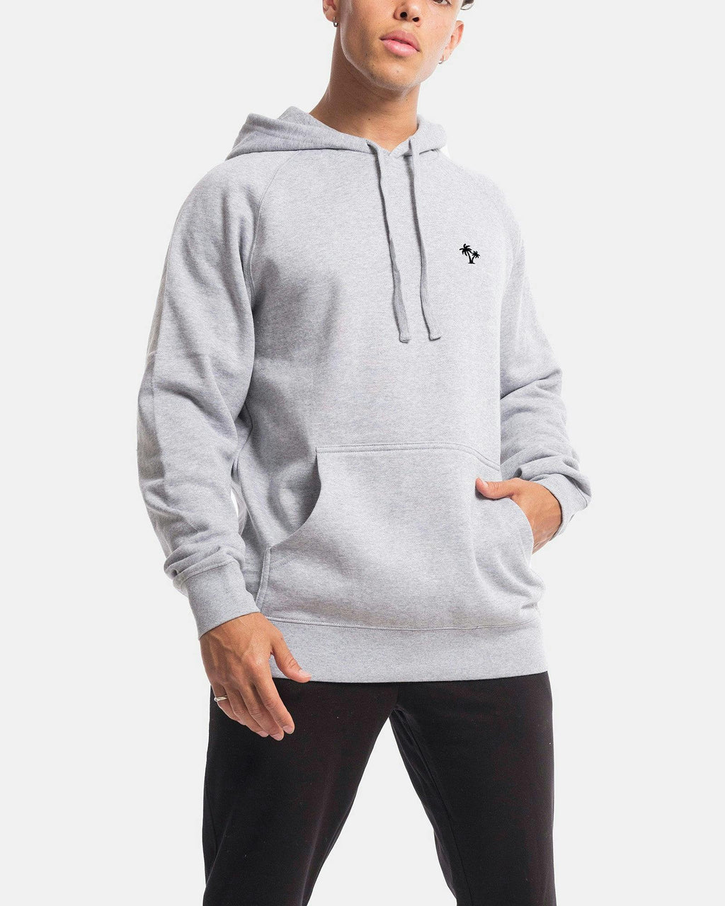 Palm Embroidery Hoodie