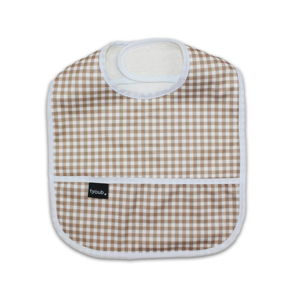 Baby Bib Tyoub Stay-dry - Fawn Check