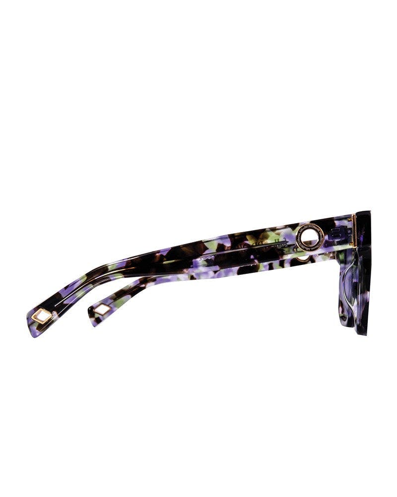 THE SOLAR FLARE Sunglasses Moondust | Polarised Purple Lenses
