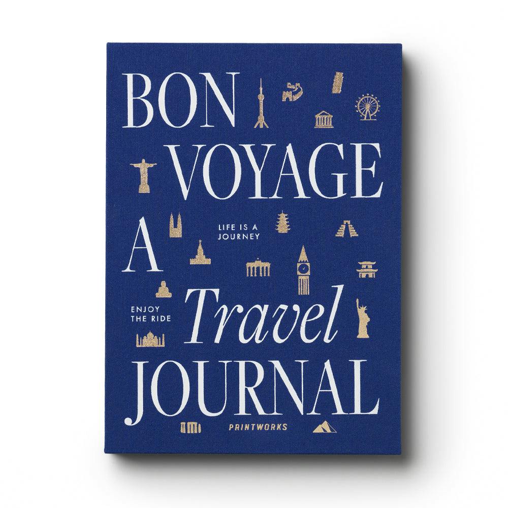 Printworks Bon Voyage Travel Journal-Blue Beige
