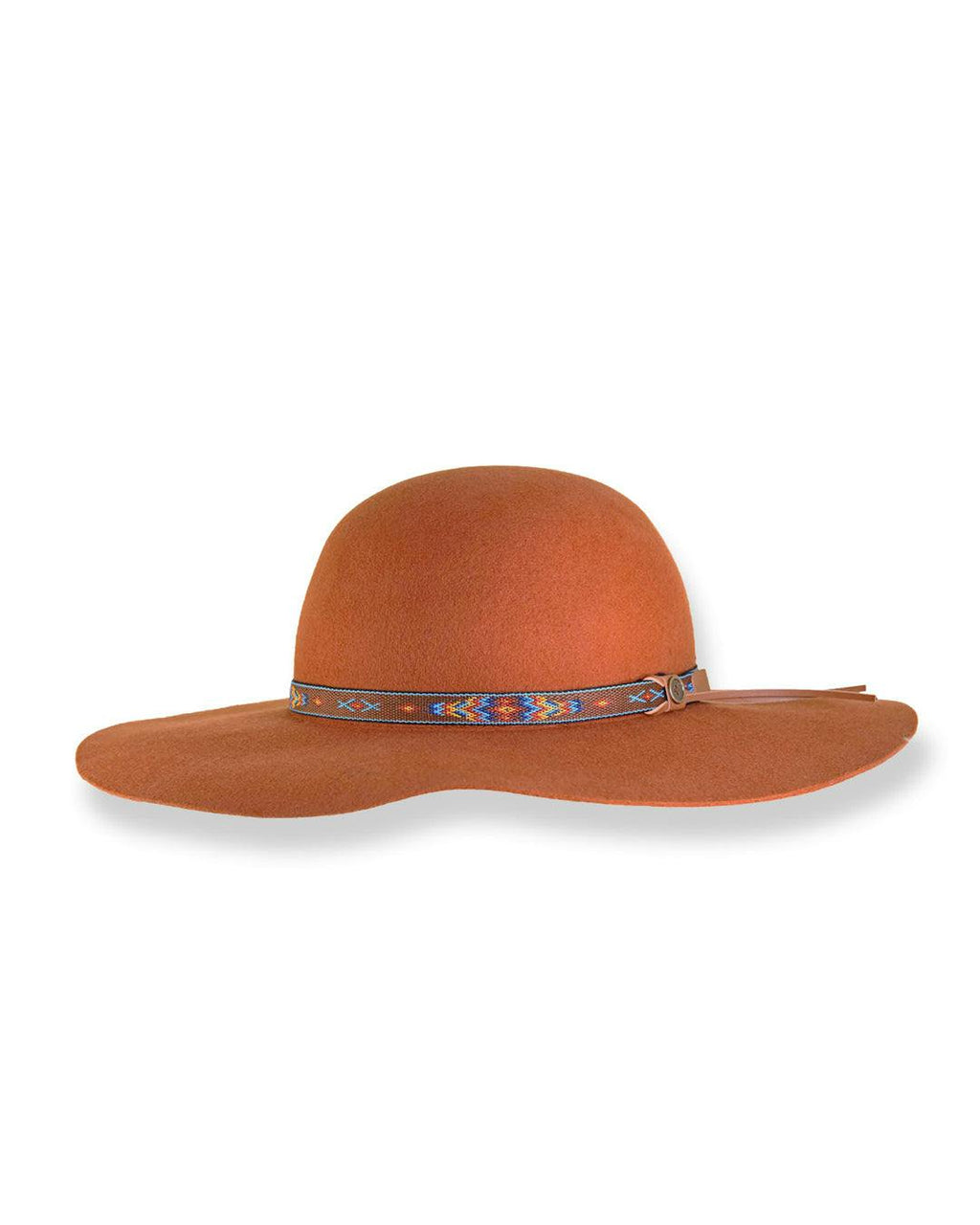 The Little Hippie Floppy Felt Hat - Rusty Orange