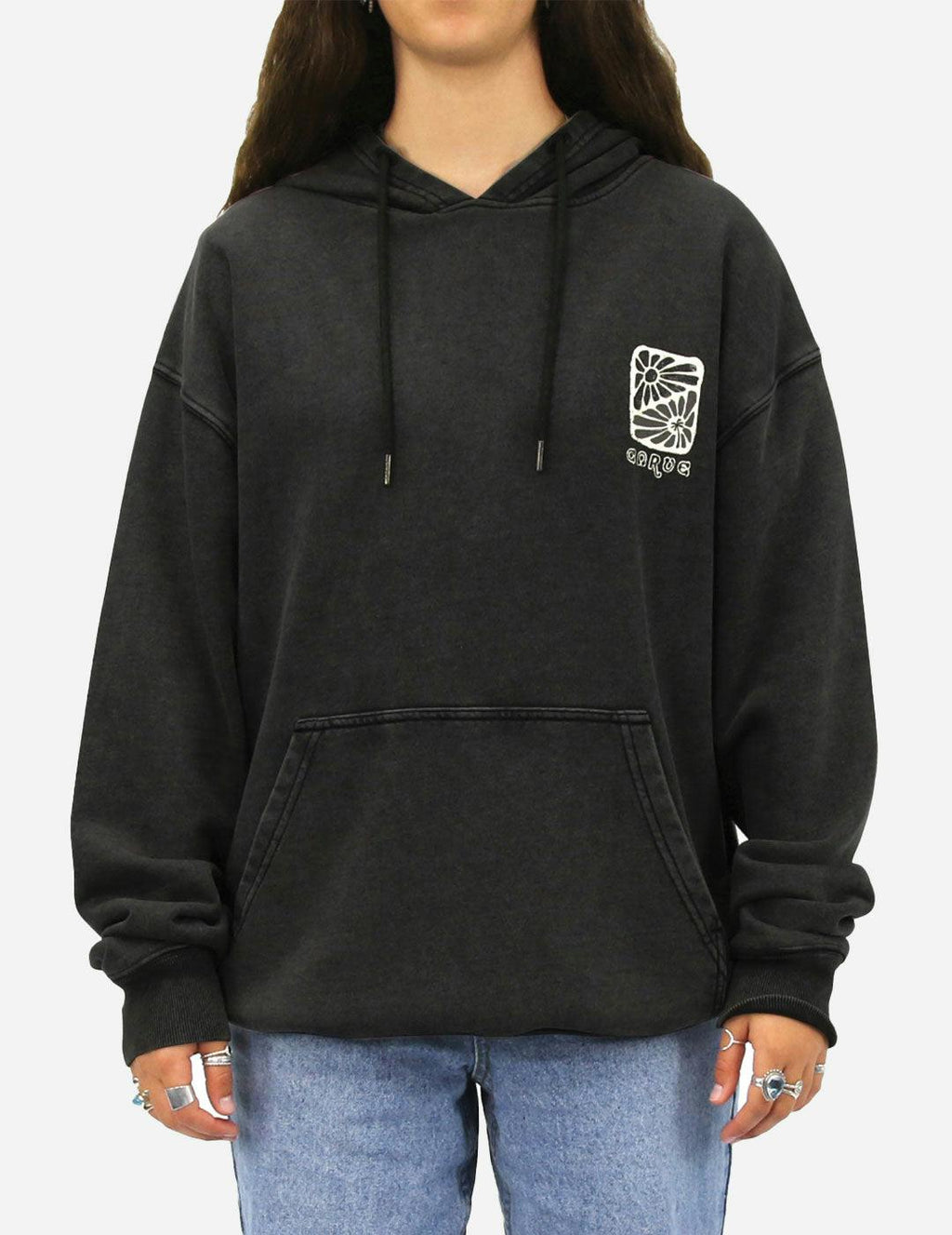 RAES - Women’s Pullover Hoodie French Terry - Charcoal