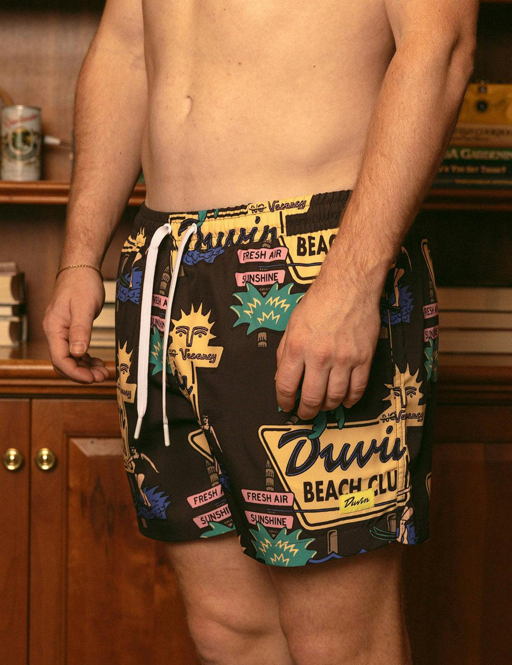 Fresh Air Swim Short - Black