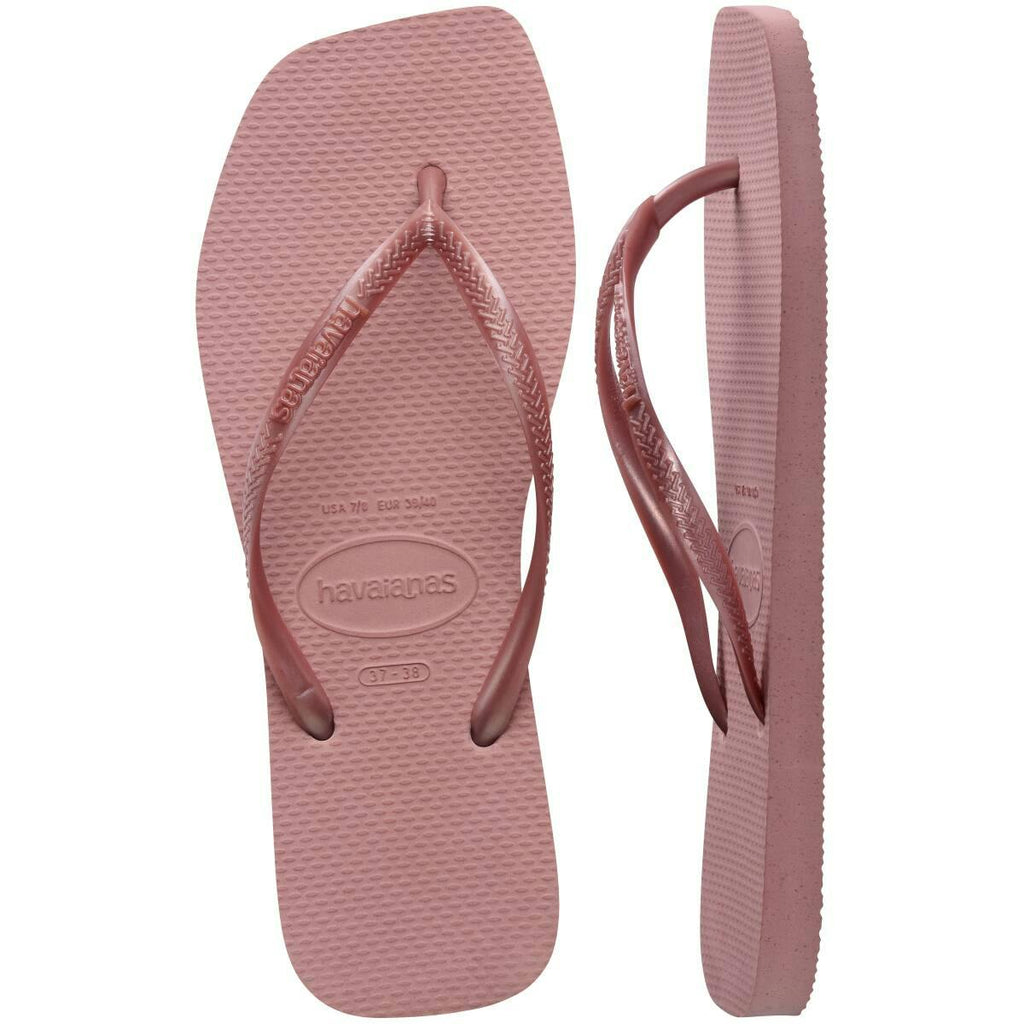 Slim Square Toe Thongs