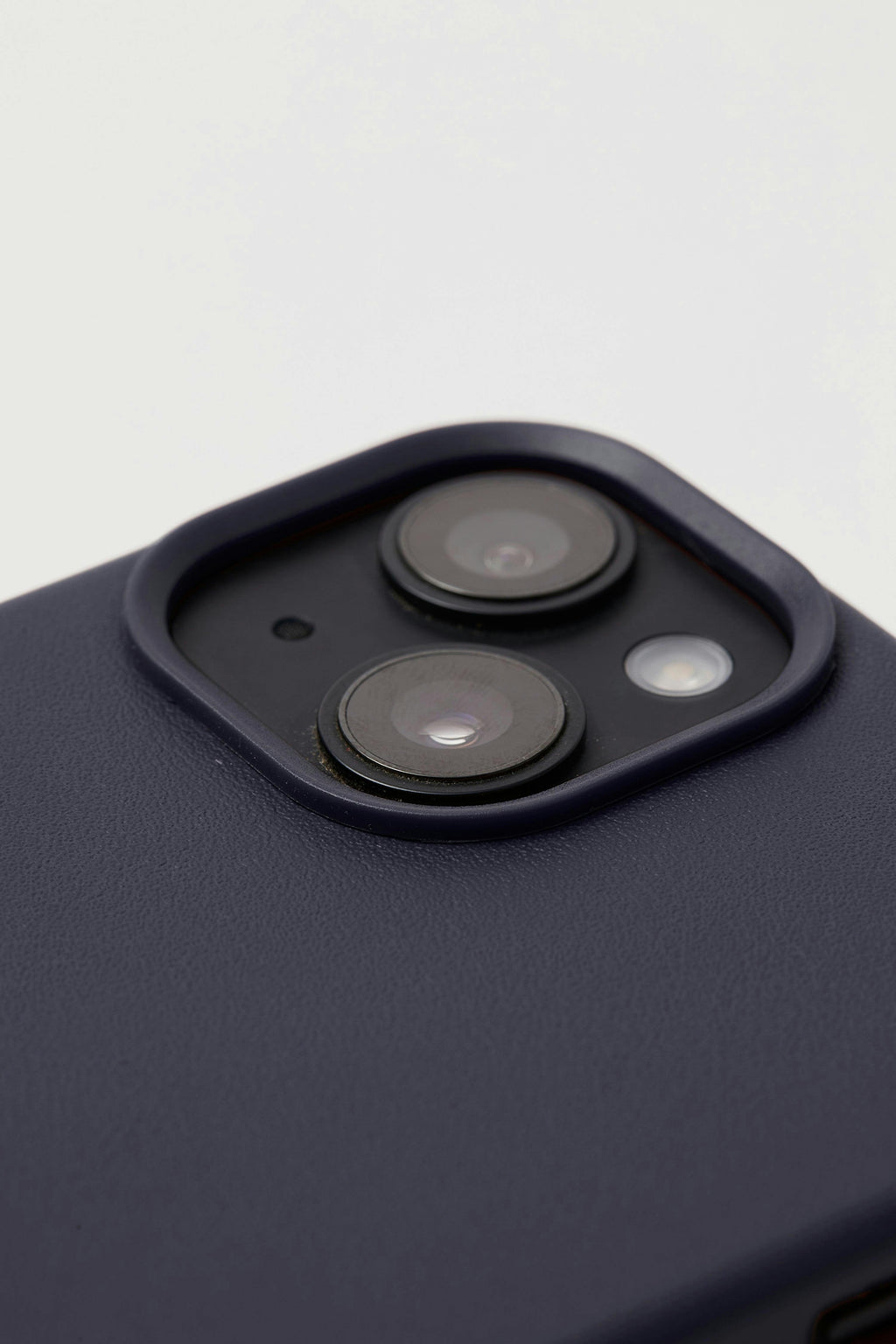 Vegan Leather iPhone 14 Case | Midnight